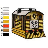 Toby Thomas the Tank Engine Embroidery Design